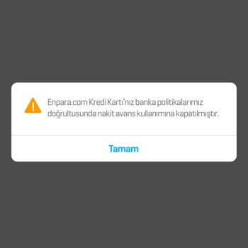 Nakit Avansım Neden Hala Kapalı?