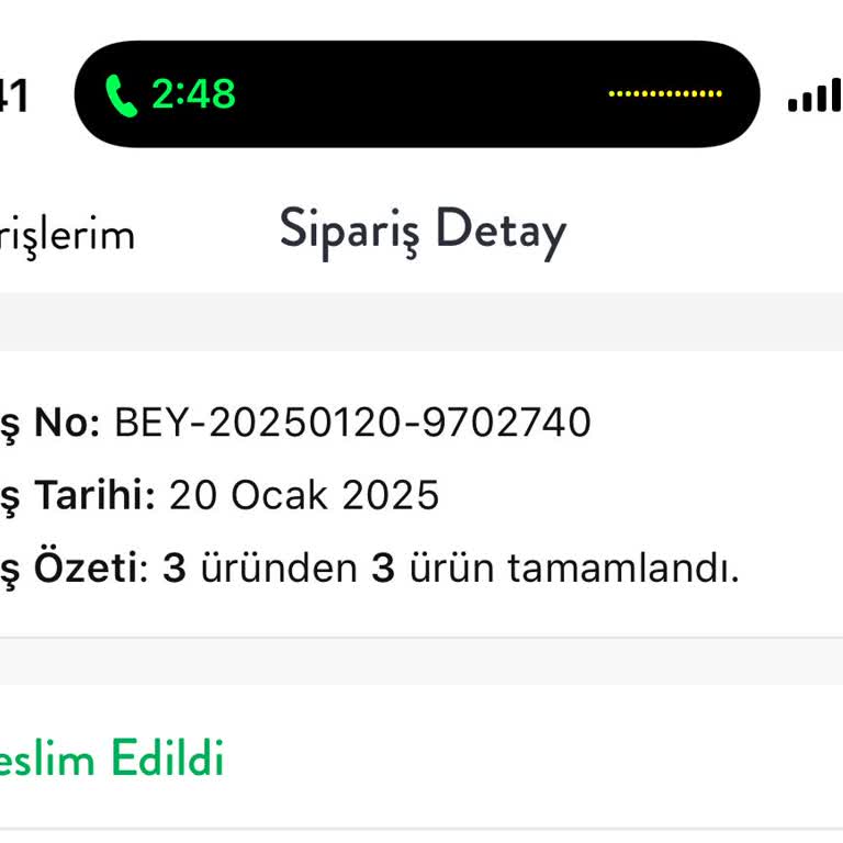Teslim Edilmeyen Sipariş Ve Çözülmeyen Kargo Sorunu