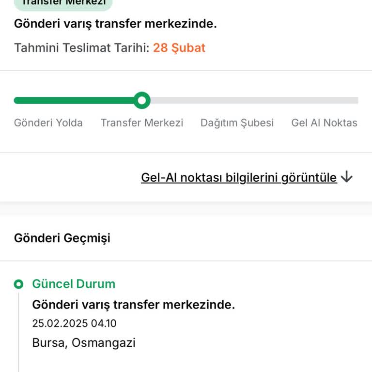 Aras Kargo'da Bekleyen Kargo Sorunu