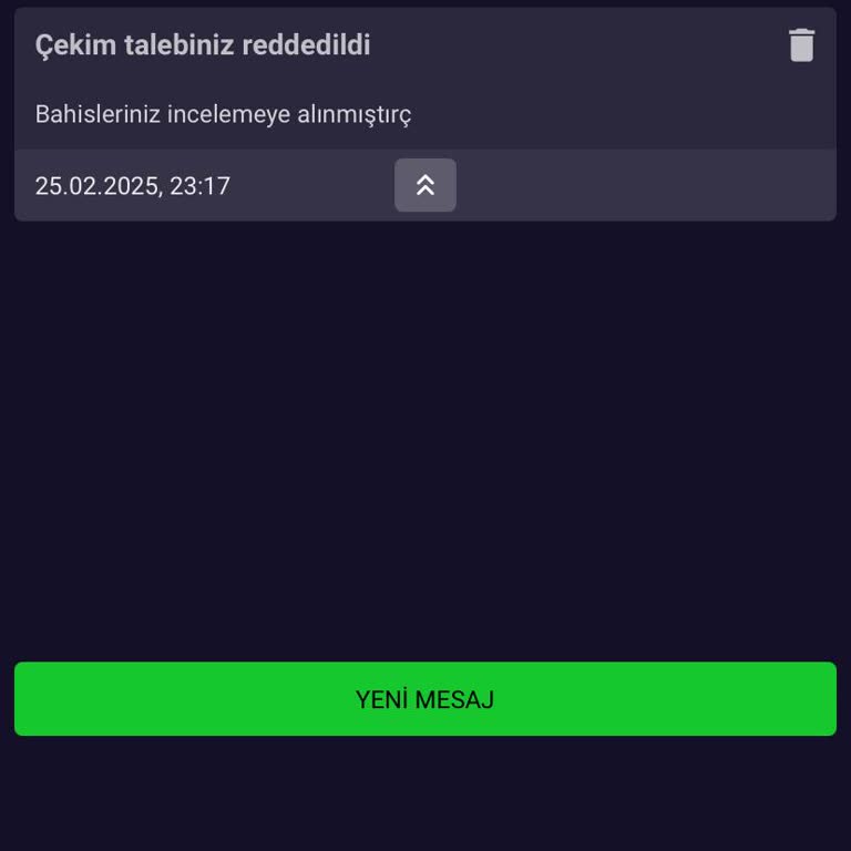Antikbet'te Çekim Taleplerine Sürekli Ret