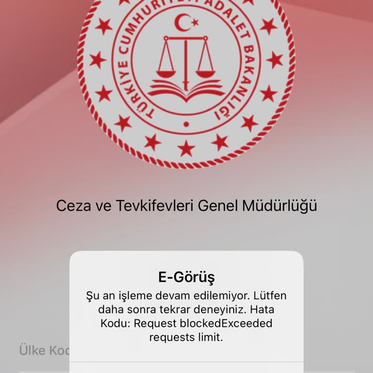 Adalet Bakanlığı E-görüş Uygulaması: Sürekli Çıkış Ve Hata Kodu Sorunu