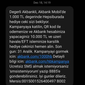 Kampanya Şartları Tamamlandı Hediye Çeki Gelmedi