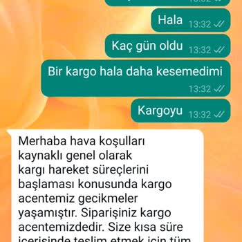 Termos Siparişi Sonrası Sessizlik