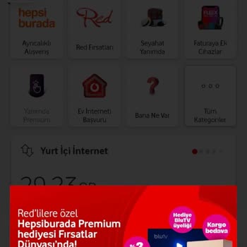 Vodafone Premium Hakkı Kullanımında Sürekli Hata