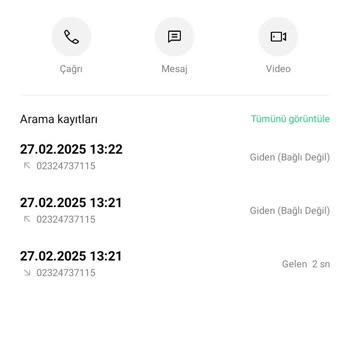 02324737115 Telefon Numarasından Defalarca Aranıyorum