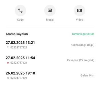 02324737115 Telefon Numarasından Defalarca Aranıyorum