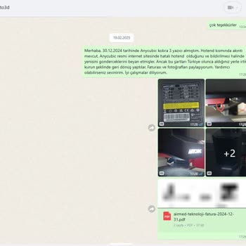 Anycubic Kobra 3D Yazıcıda Yaşanan Sorunlar Ve Yetersiz Müşteri Desteği
