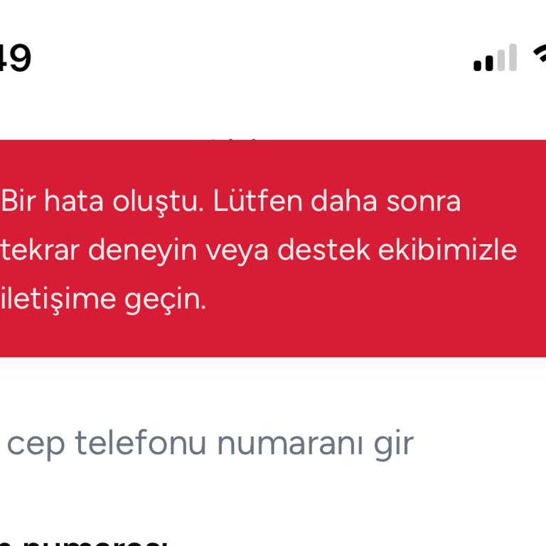 Armut Uygulamasına Erişim Sorunu