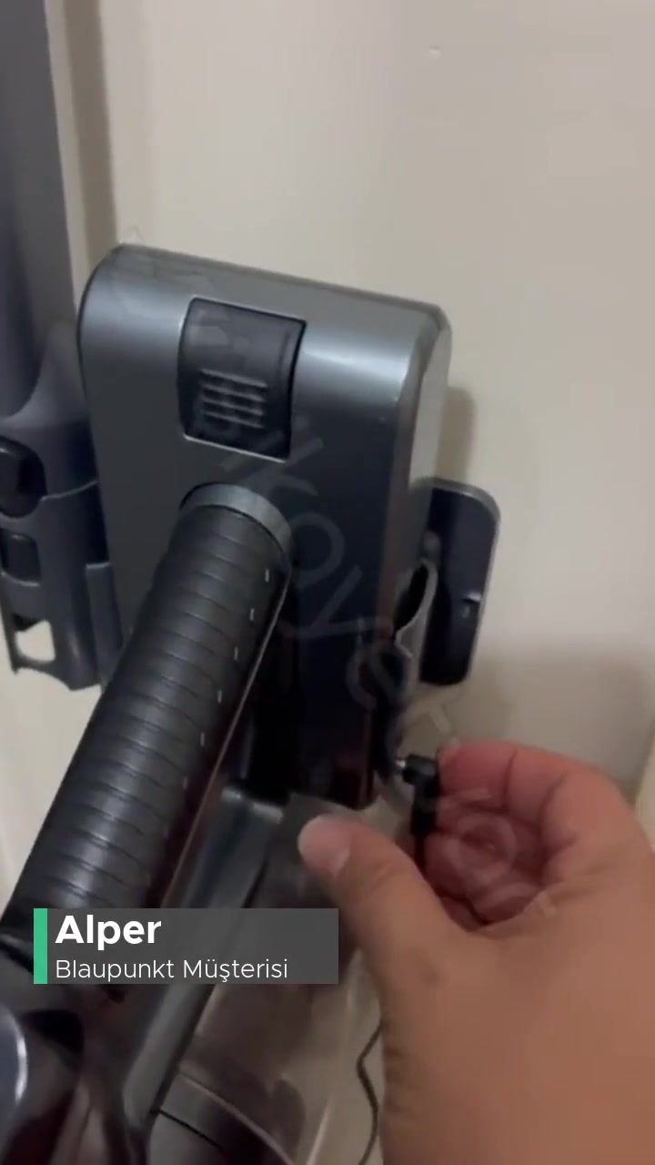 Blaupunkt A30T Şarjlı Vacumaster Kablosuz Dikey Süpürge 300W Gri videonun kapak resmi