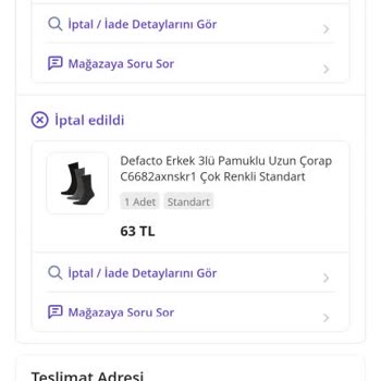 DeFacto'nun Sipariş İptali Ve Müşteri Mağduriyeti