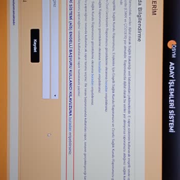 Engelli Adaylar İçin ÖSYM Ve Hastane Süreçlerinde Yaşanan Zorluklar
