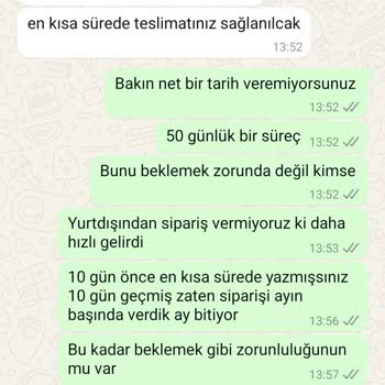 Belirsiz Sipariş Süreci Ve İade Sorunu