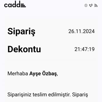 Caddstore'dan İade Edilmeyen Para Şikayeti