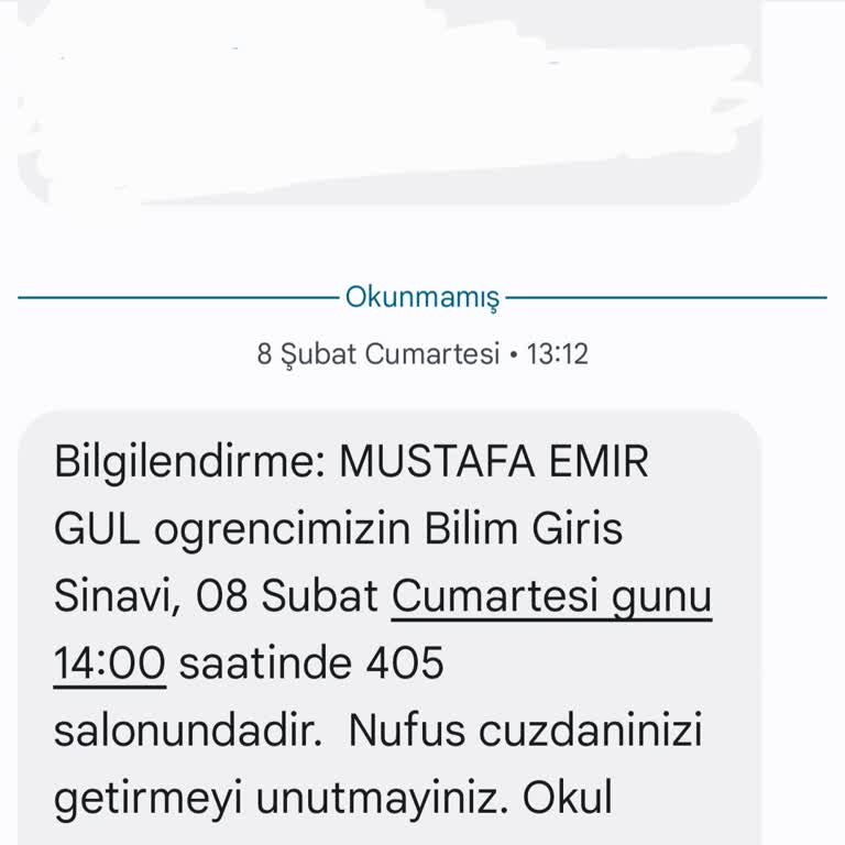 Sınav Sonuçlarına Erişim Sorunu