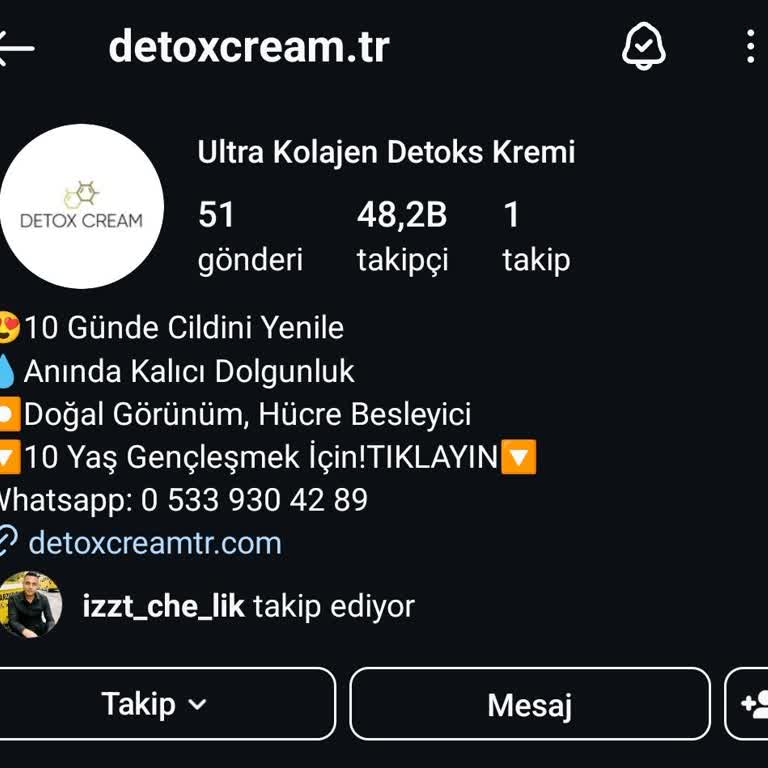 Detoks Kremi Siparişi Ve İcra Tehdidi