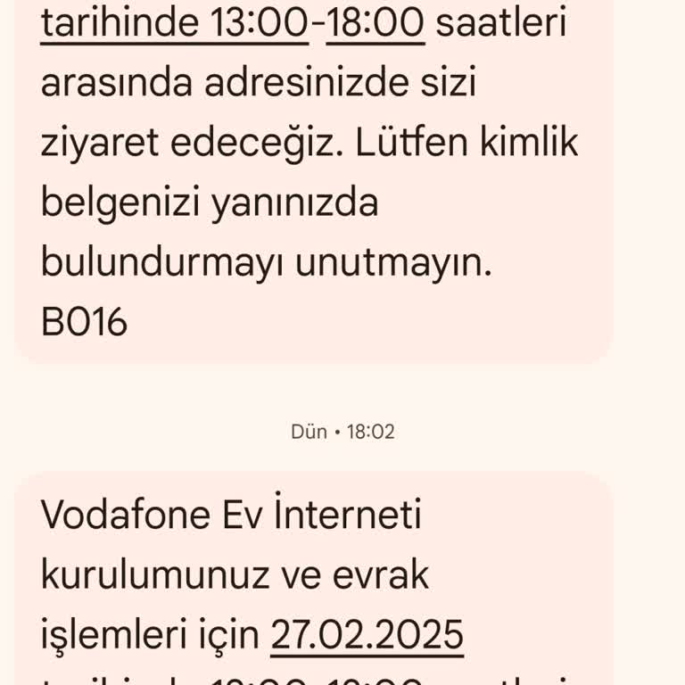 Vodafone Ev İnterneti Kurulumunda Gecikme Ve Kesinti