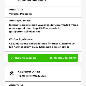 Kablo Net Kurulum Ve Destek Ekibi İletişim Sorunu