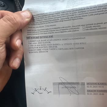 Yeni Araçta Şanzıman Sorunu