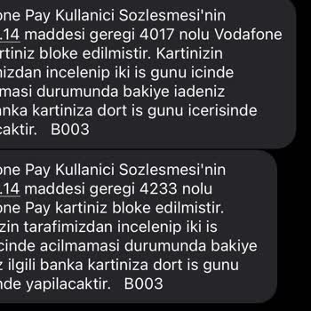 Vodafone Pay'de Yaşanan Bakiye Sorunu
