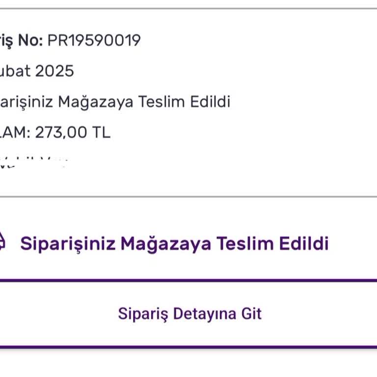 Ürün Teslimatı İçin Eksik Bilgilendirme