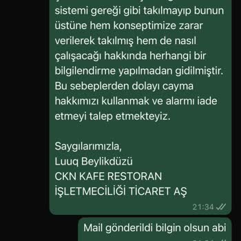 Kurulum Tamamlanmadan Ücret Alımı