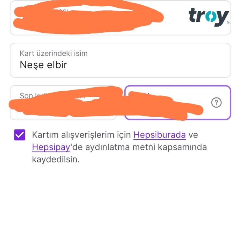 Troy Kartım E-Ticarette Çalışmıyor