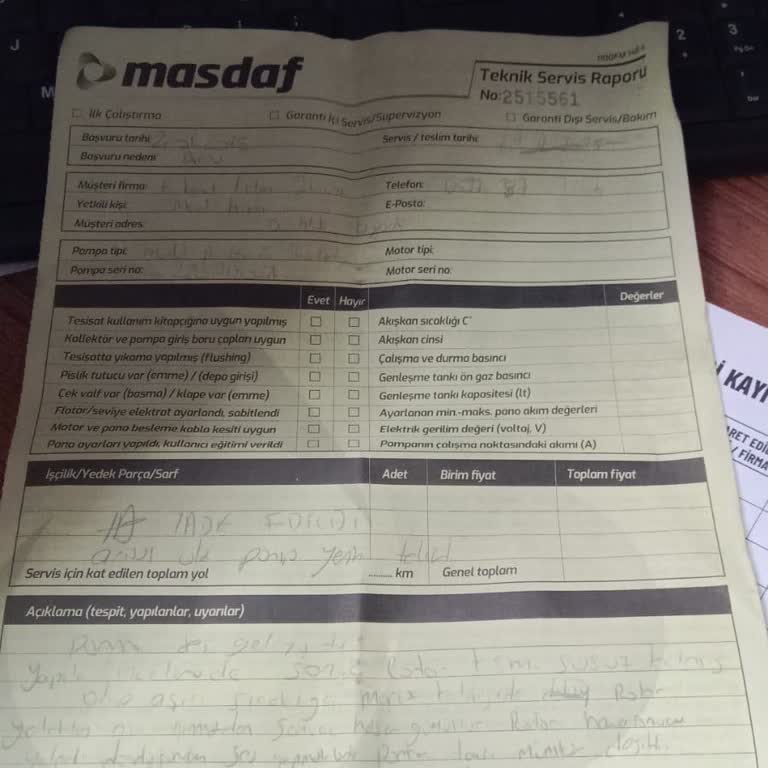 Pompa Montajında Yaşanan Aksaklıklar Ve İlgisizlik