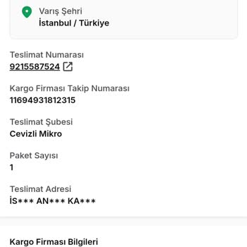Sipariş Ulaşmadı Muhatap Bulunamıyor