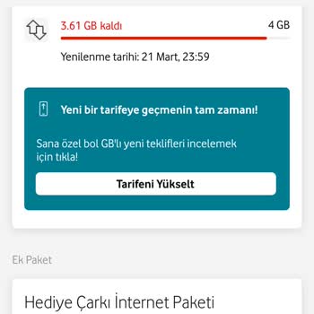 Hediye Çarkı Kazanımı Yanlış Hesaplandı: 3 GB Hediye Kullanılamadı