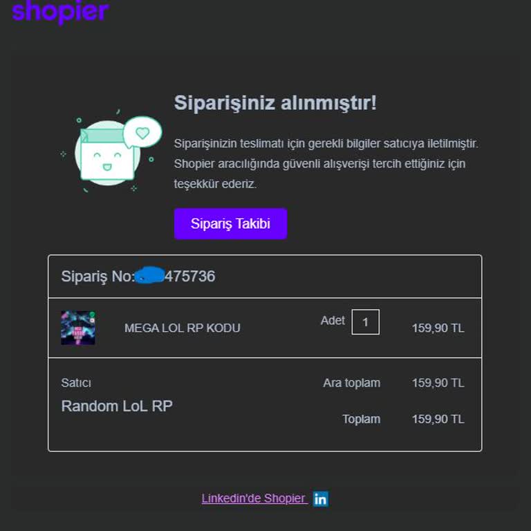 Shopier Mağazasında Beklenen Hizmet Sunulmuyor
