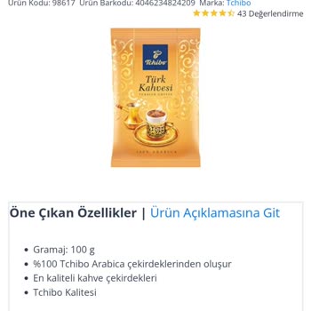 Eksik Gelen Tchibo Kahve Siparişi Ve Mağduriyet