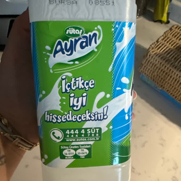 Sütaş Ayranda Yoğun Metal Tadı