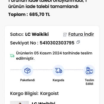 LCW'den Aldığım Pantolon Tüylenme Sorunu Ve İade Süreci