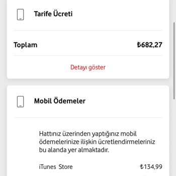 Vodafone Faturamdan Haksız Para Kesintileri