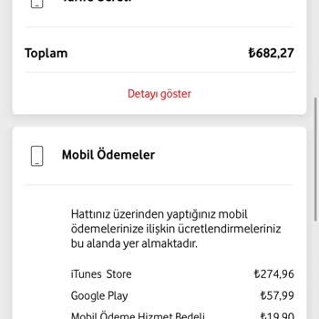 Vodafone Faturamdan Haksız Para Kesintileri
