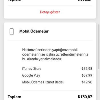 Vodafone Faturamdan Haksız Para Kesintileri
