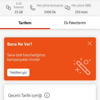 Vodafone'un Yanıltıcı İnternet Paketi