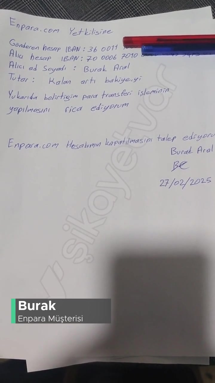 Enpara Hesabımı Kapatmak İstiyorum Ama Zorluk Yaşıyorum! videonun kapak resmi