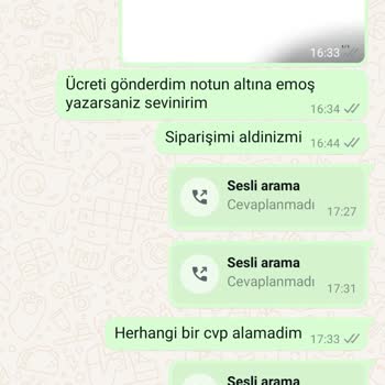 Sipariş Sonrası Hizmette Büyük Hayal Kırıklığı