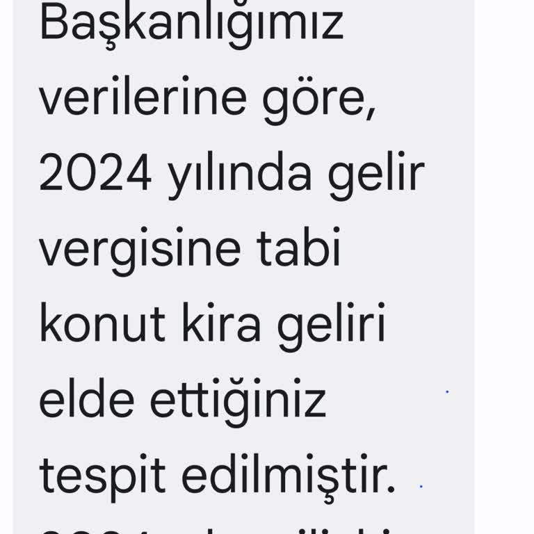 Yanlış Kira Geliri Beyanı Hakkında Bilgilendirme Talebi