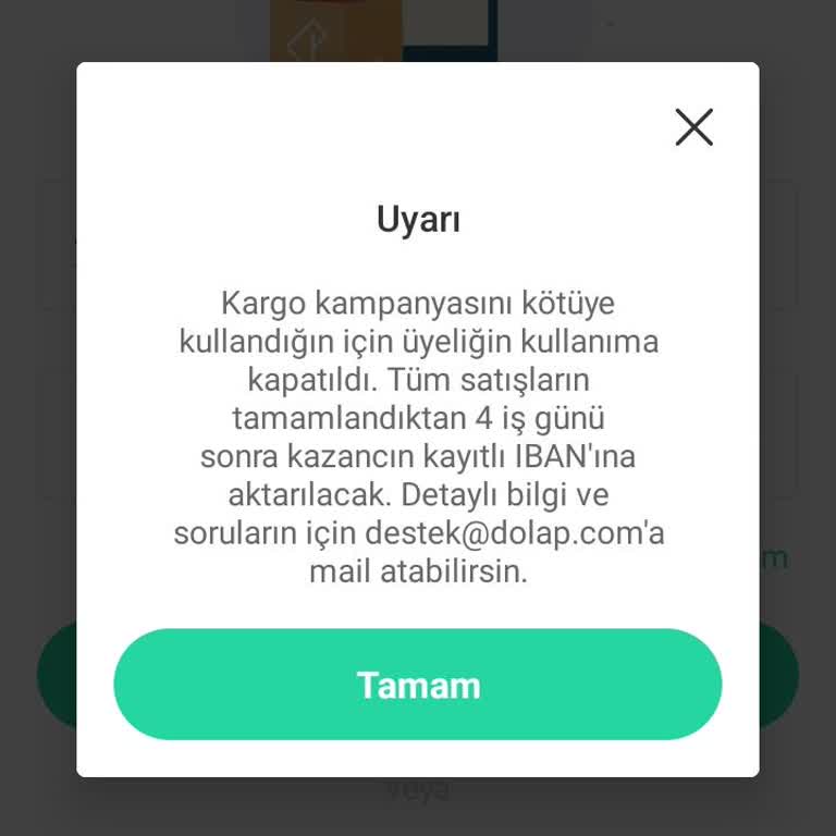 Dolap Uygulamasında Usulsüz Hesap Kapatma Sorunu