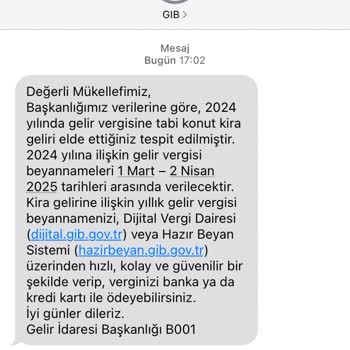 Gelir İdaresi Başkanlığı'nın Yanlış Tespiti