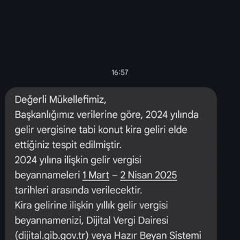 Yanlış Kira Geliri Bildirimi: GİB'den Gelen Mesajın Ardındaki Gerçek