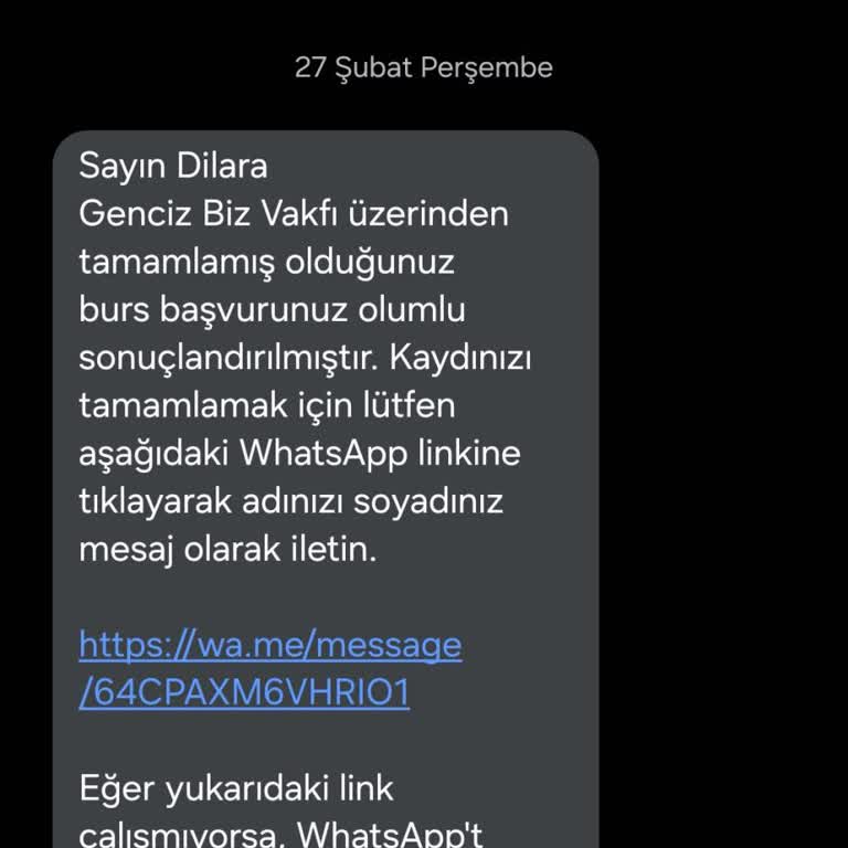 Sahte Burs Başvurusu: Kişisel Bilgilerimin Güvenliği Tehlikede