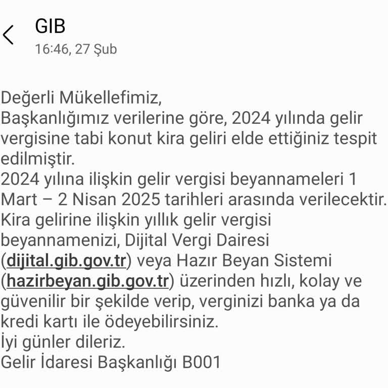 Yanlış Kira Geliri Beyanı: Vergi Dairesinden Bilgi Talebi