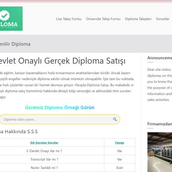 Sahte Diploma İşlemlerinde Mağduriyet