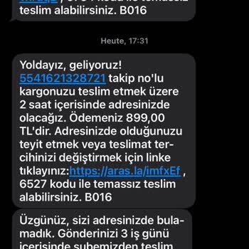 Kurye İletişim Sorunu Ve Yanıltıcı Bilgilendirme