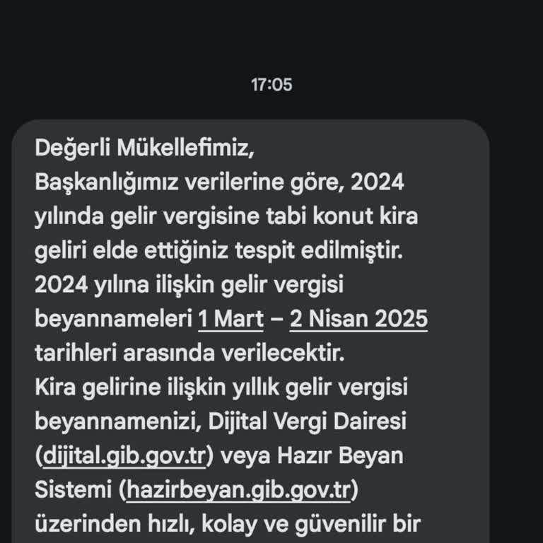 Hatalı Kira Geliri Bildirimi: Kira Gelirim Yok