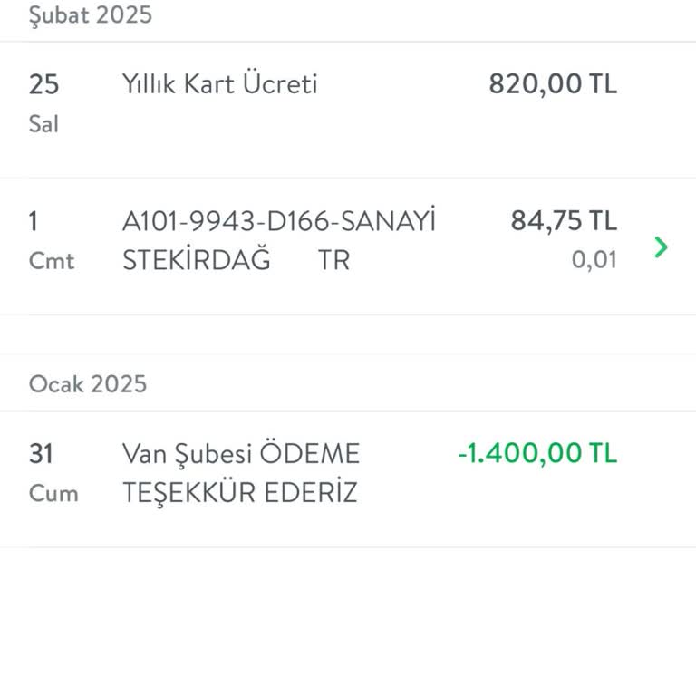 TEB VISA Platinum Kart Aidatı Haksız Kesinti Şikayeti