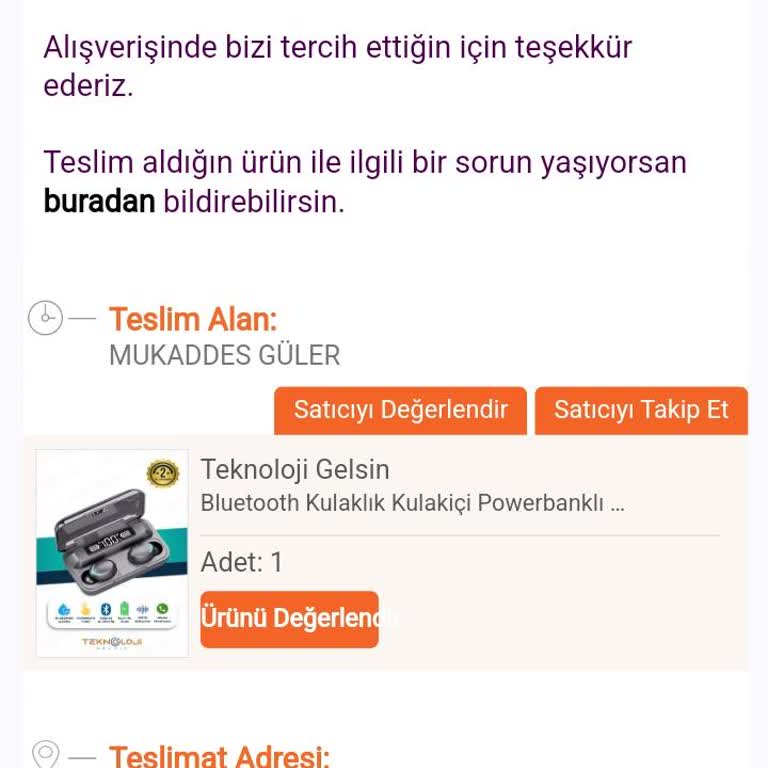 Kayıp Kargo Ve Yanlış Adres Sorunu